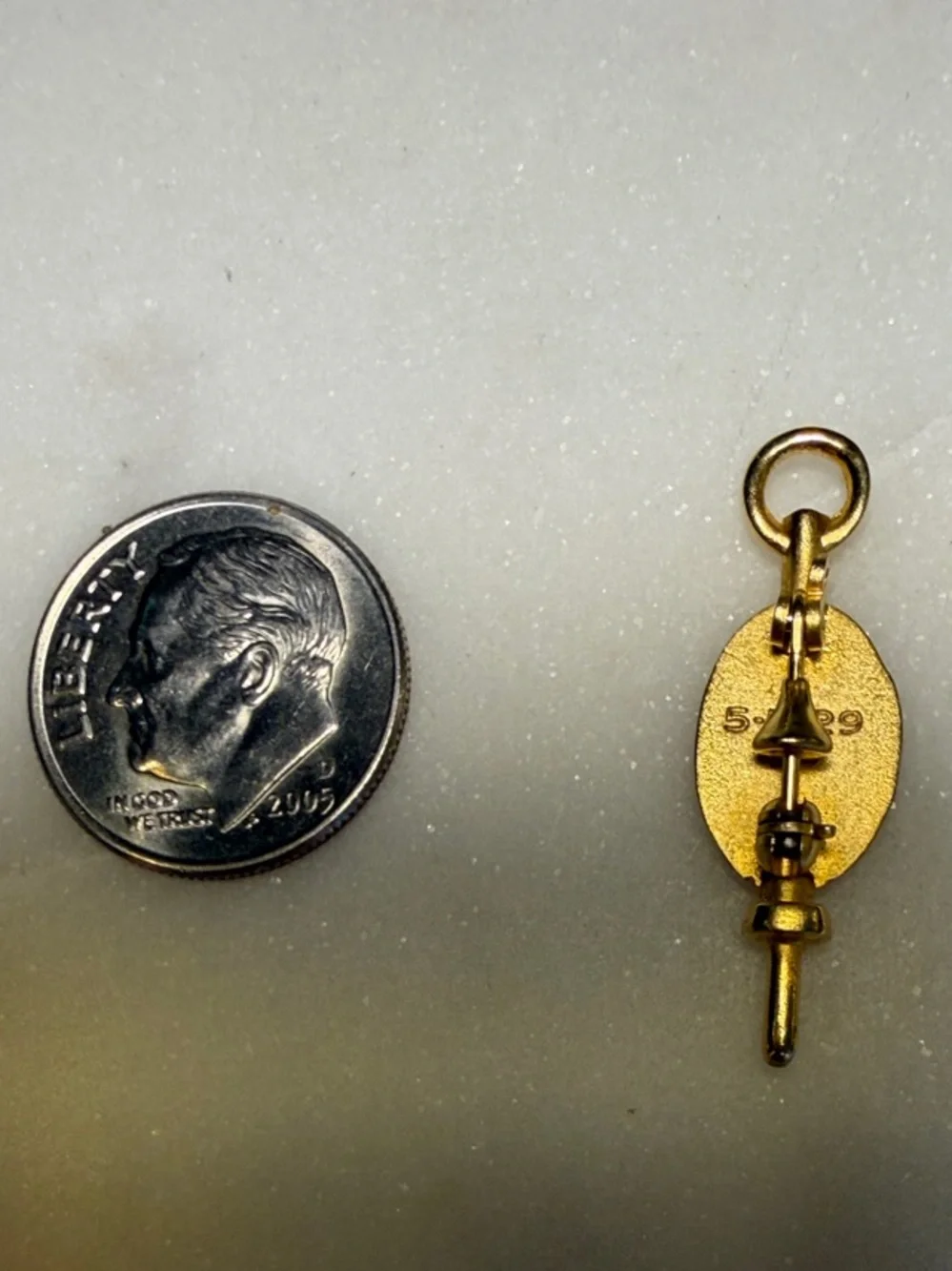 10k Gold Delta Kappa Gamma Member Brooch Pin from 1929
